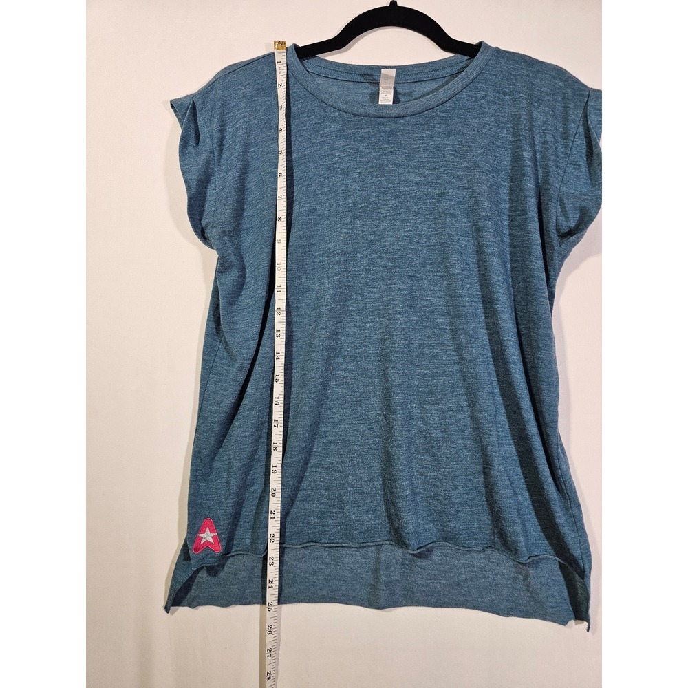 Neautral Casual Bella + Canvas Flowy Rolled Cuff T-Shirt Womens Size S - Picture 5 of 9
